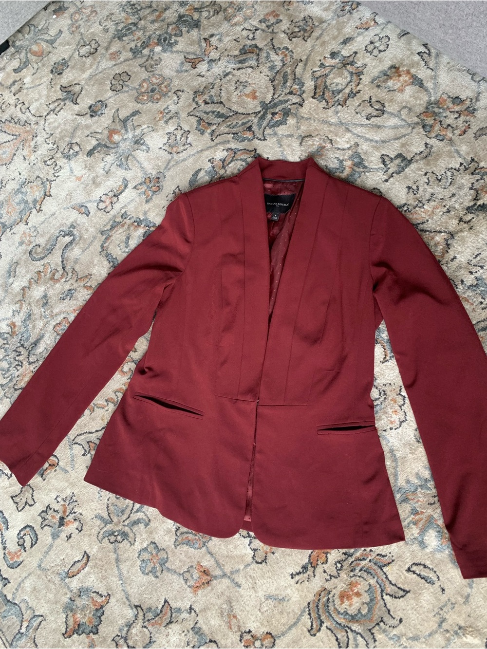Banana Republic Women's Burgundy Blazer